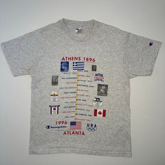 Vintage 1990’s Champion Atlanta Olympics Tee - Picture 1 of 7